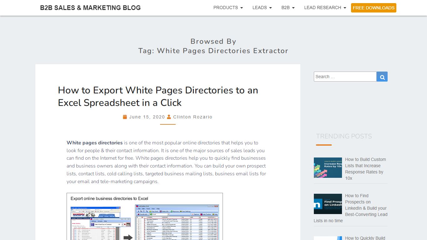 White Pages Directories Extractor 2021 | Extract Data From White Pages